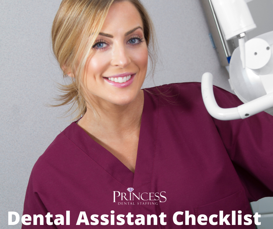 Dental Assistant Skills Checklist